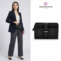 Sophie Martin Dompet Wanita Vallerie Black Wallet