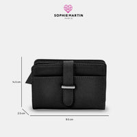 Sophie Martin Dompet Wanita Vallerie Black Wallet