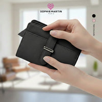 Sophie Martin Dompet Wanita Vallerie Black Wallet